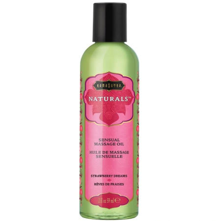 Kama Sutra Natural Massage Oil Strawberry Dreams 59 ml A high-quality image of the Kama Sutra Massage Oil.