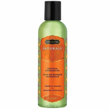 Kama Sutra Natural Massage Oil Tropical Mango 59 ml. Experience pure bliss with Kamasutra Natural Massage Oil.