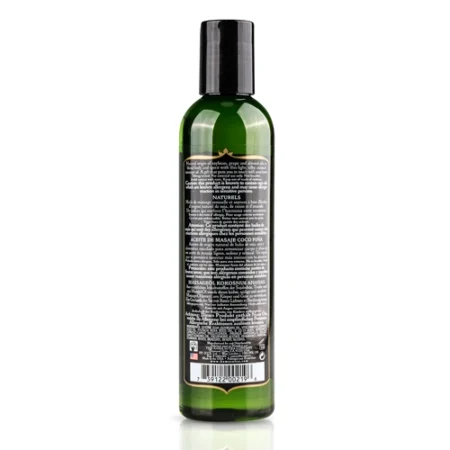Kama Sutra Naturals Massage Oil Coconut And Pineapple A high-quality image of the Coconut and Pineapple Massage Oil.
