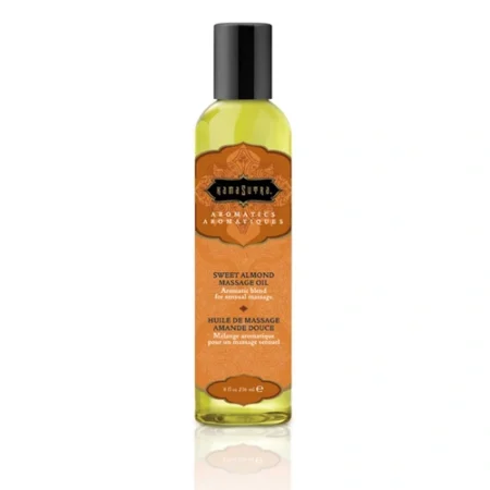 Kama Sutra Sweet Almond Massage Oil. Discover the calming effects of Kama Sutra's Sweet Almond Massage Oil.