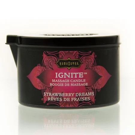 Kama Sutra Massage Candle - Strawberry Dreams A high-quality image of the Massage Candle Strawberry Dreams.