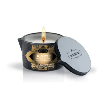 Kama Sutra Massage Candle - Tahitian Sandalwood A high-quality image of the Massage Candle Tahitian Sandalwood.