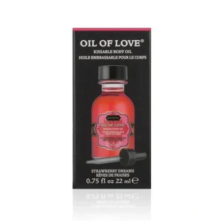 Kama Sutra Oil Of Love - Strawberry Dreams 22 ml. Experience the sweetness of intimacy with Oil Of Love Strawberry Dreams.