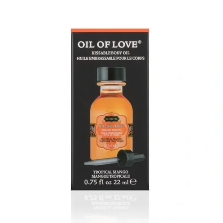 Kama Sutra Oil Of Love - Tropical Mango 22 ml A high-quality image of the Tropical Mango Oil of Love.