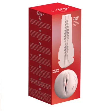 Lo Stroker Feel Britney Amber di Kiiroo offre una simulazione vaginale interattiva per un'esperienza di piacere unica.