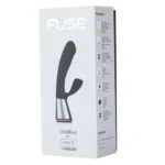 Kiiroo Ohmibod Fuse For Black A high-quality image of the Bluetooth dual-stim vibrator.