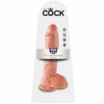 King Cock 10 Inches Cock Flesh With Balls - 26.5 cm A high-quality image of the King Cock 10 Inches dildo.