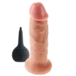 King Cock 15.24 cm Squirting Cock Experience the thrill of realistic cum-play with the King Cock Squirting Cock! This 15.