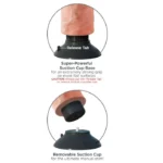 King Cock 17.78 cm Vibrating Cock - Flesh A high-quality image of the King Cock vibrating dildo.