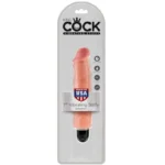 King Cock 7 Inches Vibrating Stiffy - 17.8 cm A high-quality image of the King Cock Vibrating Dildo.