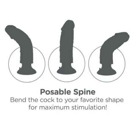 King Cock 20.32 cm Vibrating Cock - Flesh. Experience lifelike sensations with the 20.32 cm Vibrating Cock Flesh.
