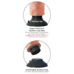 King Cock 25.5 cm Vibrating Cock With Balls - Black A high-quality image of the King Cock Vibrating Dildo.