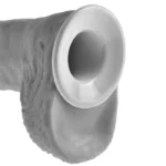 Il King Cock Strap-On Cavo 28 cm offre un'esperienza intensa e sicura grazie al suo design realistico e regolabile.