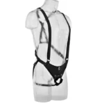 King Cock 30.5 cm Hollow Strap-on Suspender System - Flesh A high-quality image of the King Cock strap-on system.