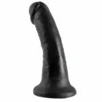 King Cock 6 Inches Cock Black 15.2 cm A high-quality image of the 6 Inches Black Dildo King Cock.