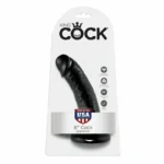 King Cock 6 Inches Cock Black 15.2 cm A high-quality image of the 6 Inches Black Dildo King Cock.