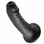King Cock 6 Inches Cock Black 15.2 cm A high-quality image of the 6 Inches Black Dildo King Cock.
