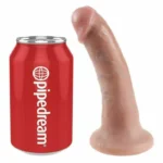 King Cock 6 Inches Cock Flesh 15.2 cm A high-quality image of the King Cock 6 Inches dildo.