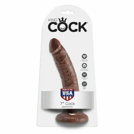 King Cock Dildo Realistico 17.8 cm offre un'esperienza autentica con dettagli scolpiti per il massimo piacere