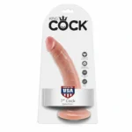 Il dildo realistico King Cock 17.8 cm è un'opera d'arte creata per chi cerca un'esperienza di piacere autentica e sicura.