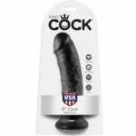 King Cock 8 Inches Cock Black 20.3 cm. Discover unparalleled pleasure with the King Cock 8 Inches Cock Black.