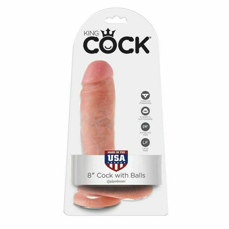Sperimenta un realismo straordinario con il dildo realistico con testicoli di King Cock