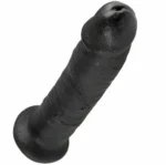King Cock 9 Inches Cock Black 22.9 cm A high-quality image of the King Cock 9 Inches Black Dildo.