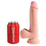 King Cock Plus Triple Density Cock 19 cm - Light Skin A high-quality image of the Triple Density Cock Dildo.