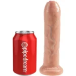 King Cock 7 Inches Realistic Dildo Uncut Experience lifelike pleasure with the King Cock Realistic Dildo Uncut Flesh.
