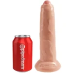 King Cock 9 Inches Realistic Dildo Uncut - 25 cm. Unleash your fantasies with the King Cock Realistic Dildo Uncut Flesh.
