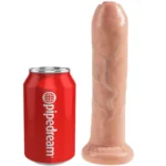 King Cock Strap-on Harness 7 Inches Uncut Cock - Light Skin Unlock new dimensions of pleasure with the King Cock Strap-on Harness 7 Inches Uncut Cock.