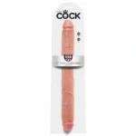 King Cock 16 Inches Thick Double Dildo - 40.6 cm Unlock new dimensions of pleasure with the Thick Double Dildo Flesh 40.