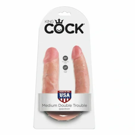Il Dildo a forma di U King Cock offre un'esperienza realistica per momenti di piacere autentico e sicuro.