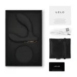 LELO HUGO 2 Remote (available in Black and Green) A high-quality image of the benefits of using a remote-controlled prostate massager.