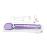 Le Wand Petite Rechargeable Vibrating Massager (available in Blue and Lilac and Rose Gold and Violet). The Le Wand Petite Rechargeable Vibrating Massager offers intense pleasure in a compact design.
