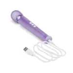 Le Wand Petite Rechargeable Vibrating Massager (available in Blue and Lilac and Rose Gold and Violet). The Le Wand Petite Rechargeable Vibrating Massager offers intense pleasure in a compact design.