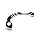 Le Wand Stainless Steel Hoop A high-quality image of the Stainless steel double-ended toy.