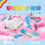 Le Wand Unicorn Wand 8 Piece Collection A high-quality image of the Unicorn Wand Vibrator.