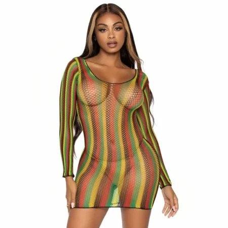 Scopri il vestito sensuale Mini Rasta di Leg Avenue