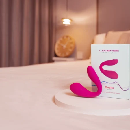 Lovense Dolce Adjustable Dual Vibrator This Adjustable Dual Vibrator is ideal for partner play.