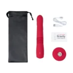 Lovense Gravity Thrusting Dildo App Controlled The Lovense Gravity Thrusting Dildo offers powerful