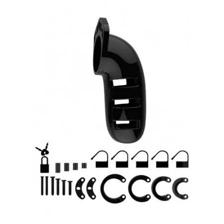 ManCage Chastity Cage 06 - Black A high-quality image of the Male Chastity Cage.