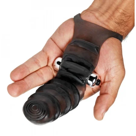 Master Series Bang Bang G-spot Vibrating Finger Glove. Elevate your intimate moments with the Bang Bang G-spot Vibrating Finger Glove.