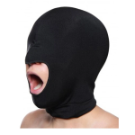 Master Series Blow Hole Open Mouth Spandex Hood. Unleash your fantasies with the Blow Hole Open Mouth Spandex Hood.