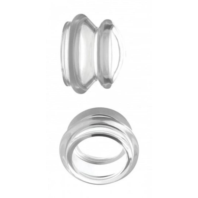 Master Series Clear Plungers Nipple Suckers - Large A high-quality image of the Nipple Suckers Large.
