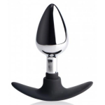 Master Series Dark Invader Anal Plug Metal With Silicone - Medium. Unlock new levels of pleasure with the Dark Invader Anal Plug.