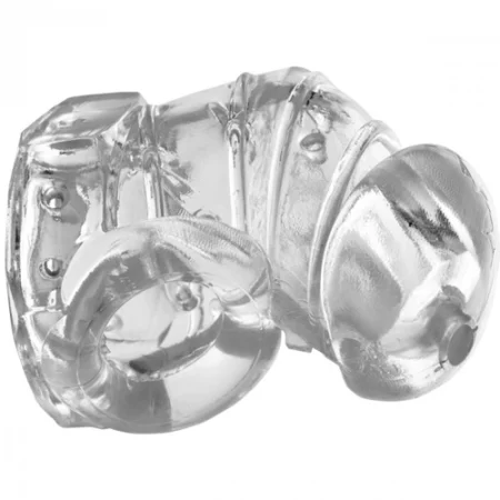 Master Series Detained 2.0 - Restrictive Studded Chastity Cage A high-quality image of the Restrictive Studded Chastity Cage.