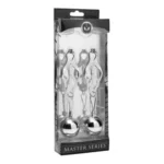 Scopri nuove sensazioni con i Morsetti per Capezzoli con Peso Monarch Deviant di Master Series