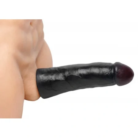 Master Series Lebrawn Extra Large Penis Extender Sleeve. Unlock new levels of pleasure with the Lebrawn Extra Large Penis Extender Sleeve.