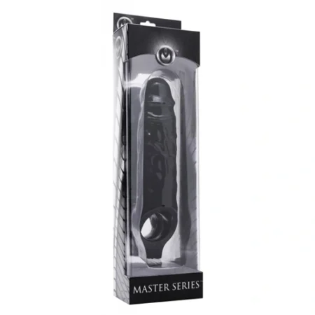 Master Series Mamba Cock Extender Dildo - Black A high-quality image of the Mamba Cock Extender Dildo.